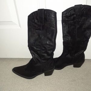 Black Cowboy boots